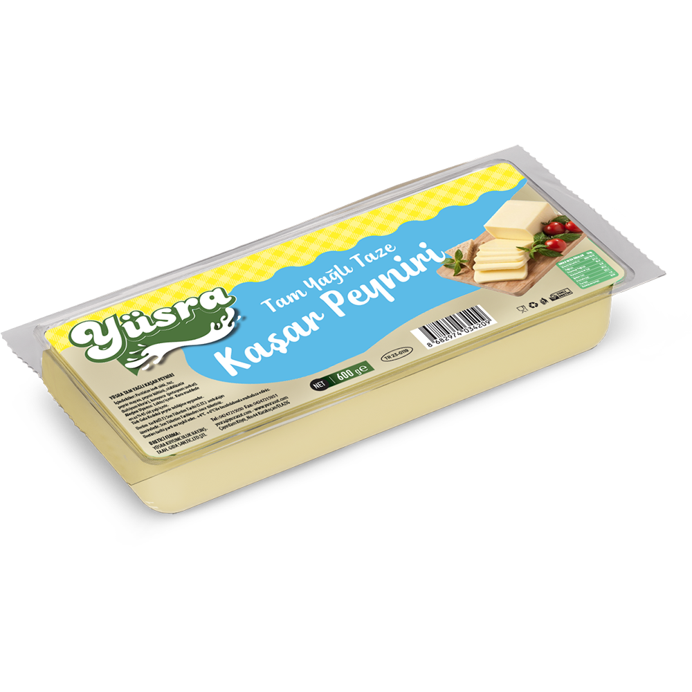 Tam Yağlı Kaşar Peyniri 600 Gr